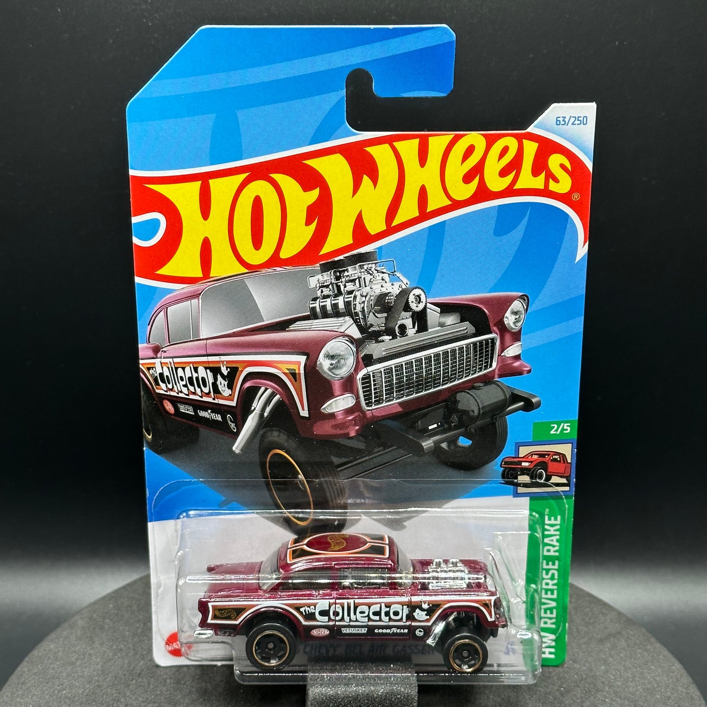 Hot Wheels Chevy Bel Air Gasser Maroon