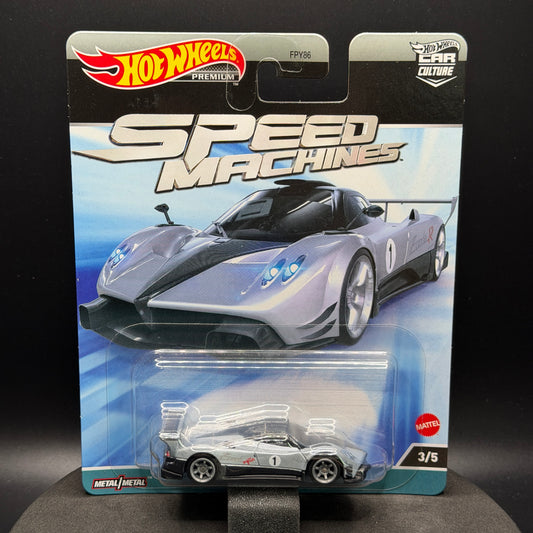 Hot Wheels Premium Pagani Zonda R Speed Machines