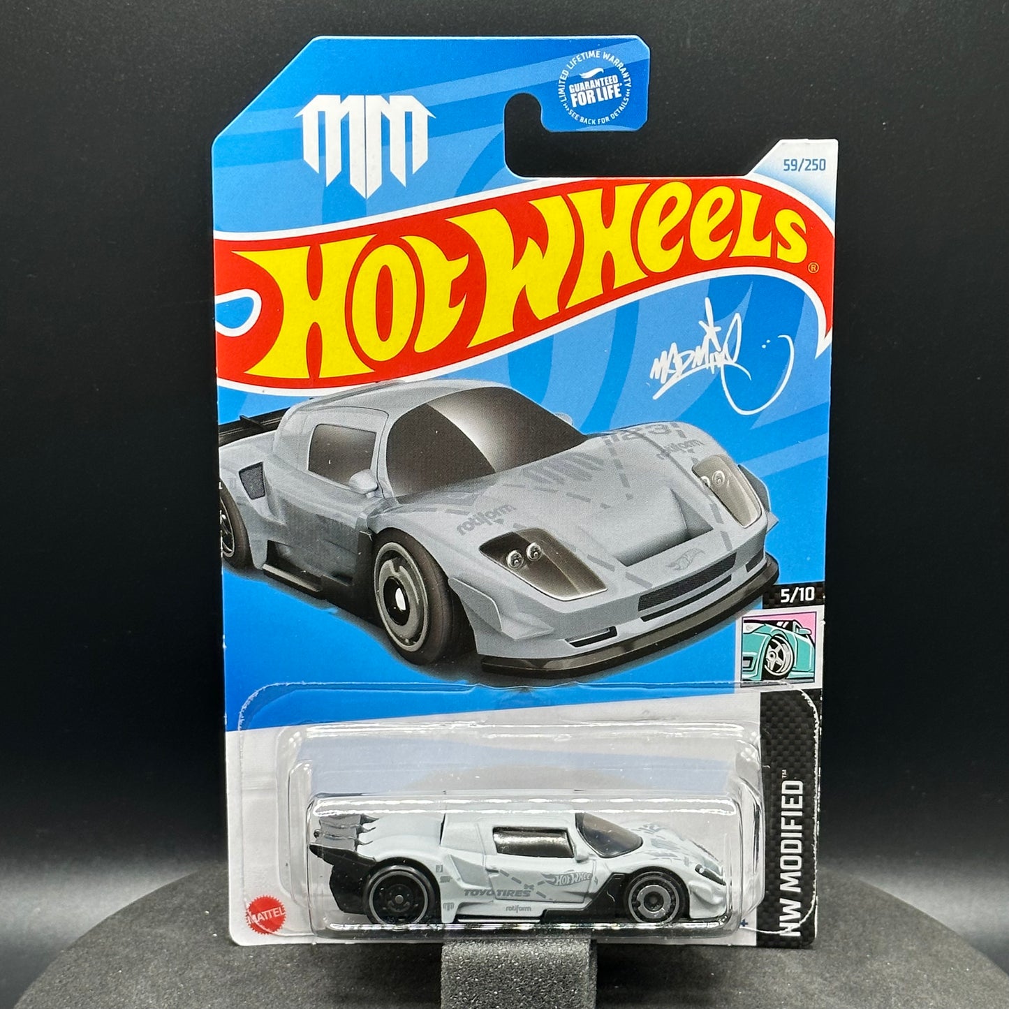 Hot Wheels Mad Mike Drift Attack Mazda Gray