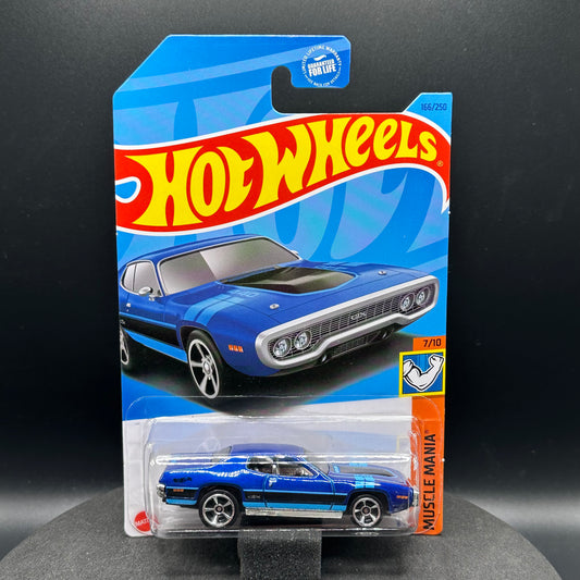 Hot Wheels Plymouth GTX Blue