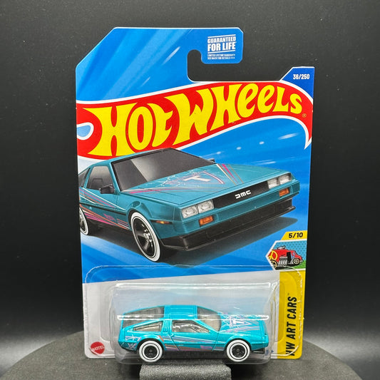 Hot Wheels DMC DeLorean Teal