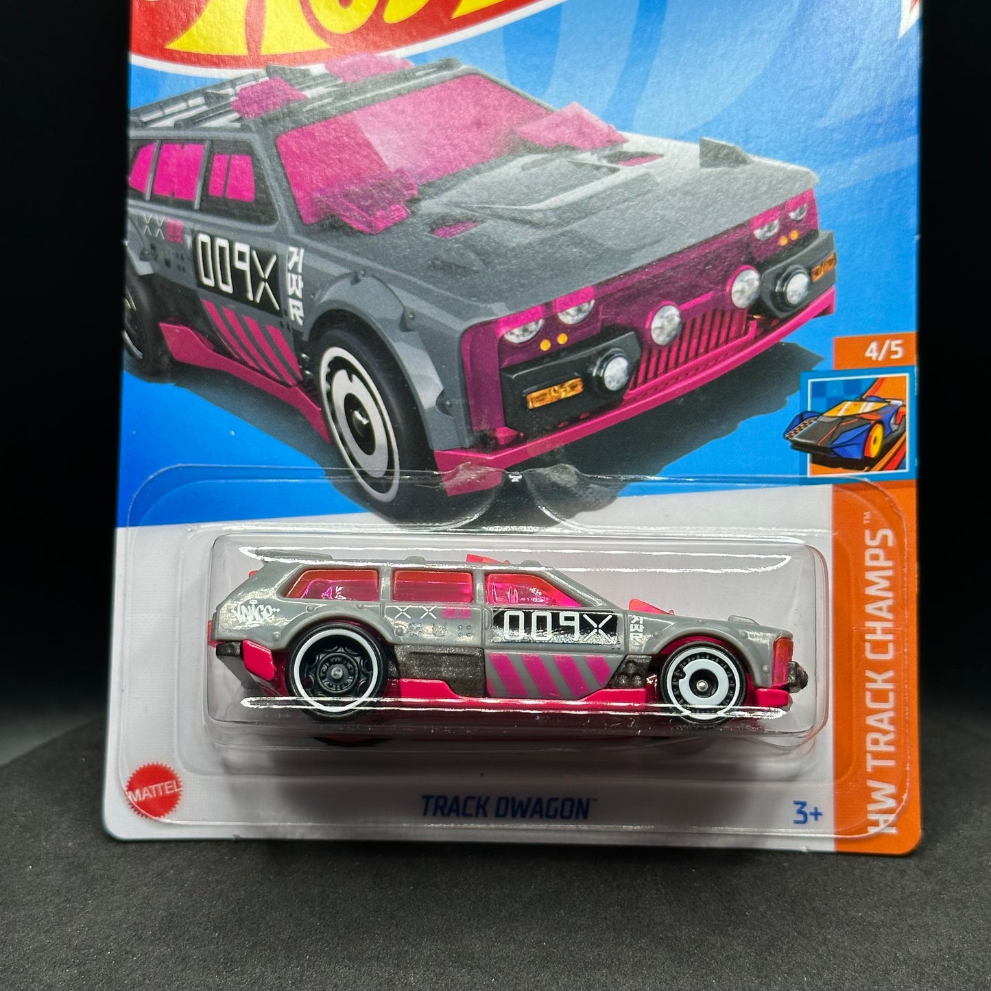 Hot Wheels Track Dwagon Grey/Pink