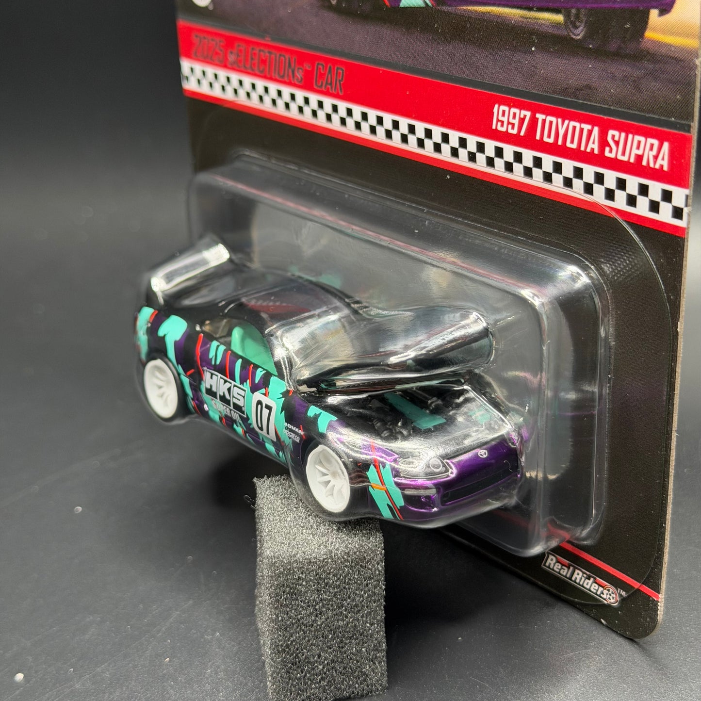 Hot Wheels RLC 1997 Toyota Supra Purple HKS