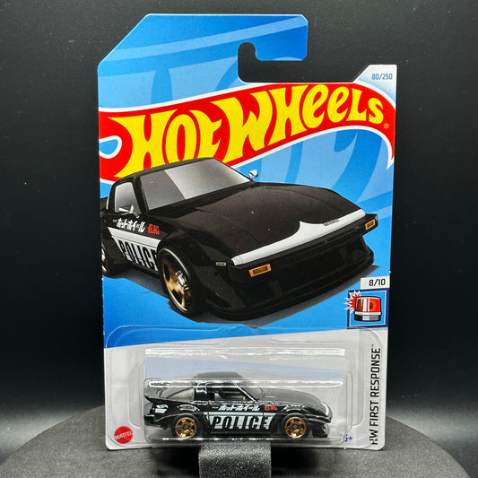 Hot Wheels Mazda RX-7 Police Black