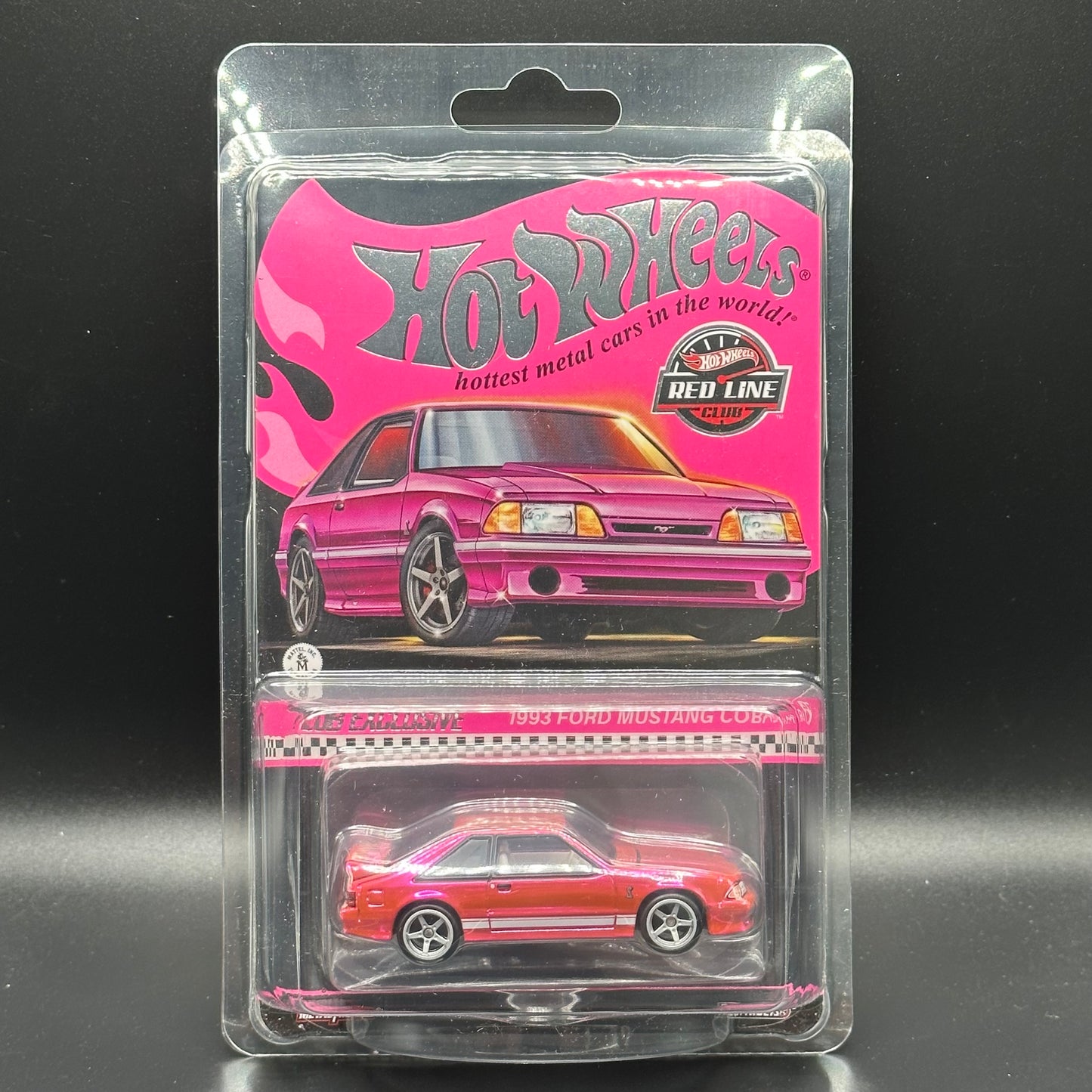 Hot Wheels RLC Ford Mustang Cobra R Pink