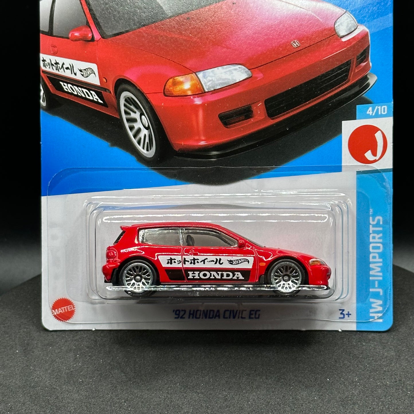 Hot Wheels ‘92 Honda Civic EG Red