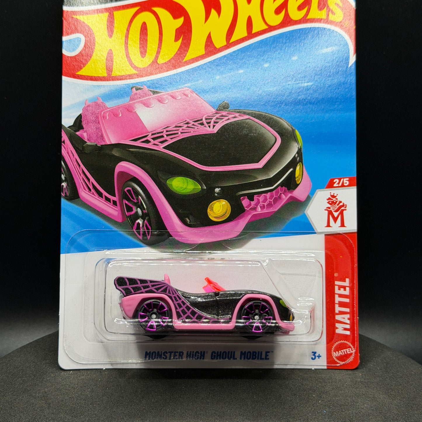 Hot Wheels Monster High Ghoul Mobile Black/Pink