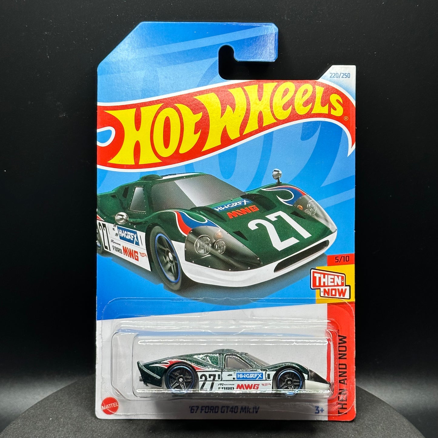 Hot Wheels ‘67 Ford GT40 Mk.IV Green