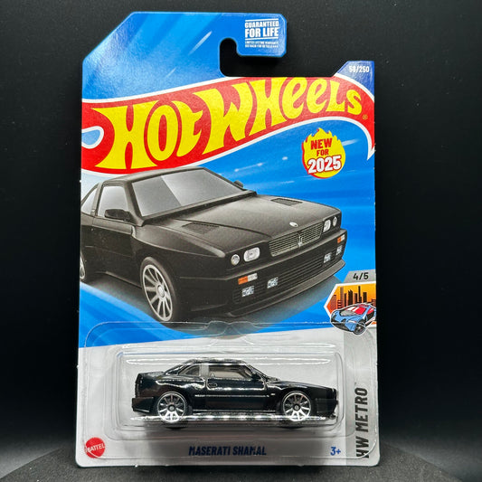 Hot Wheels Maserati Shamal Black