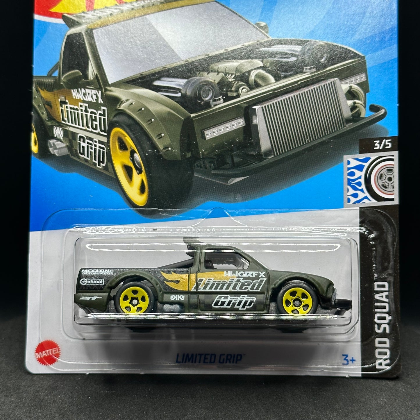 Hot Wheels Limited Grip OD Green