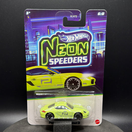 Hot Wheels Porsche Cayman S Neon Speeders