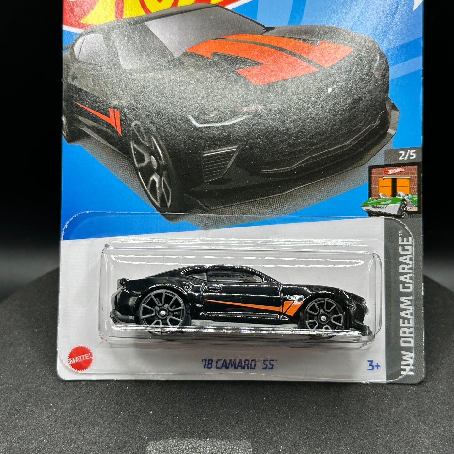 Hot Wheels ‘18 Camaro SS Black with Orange