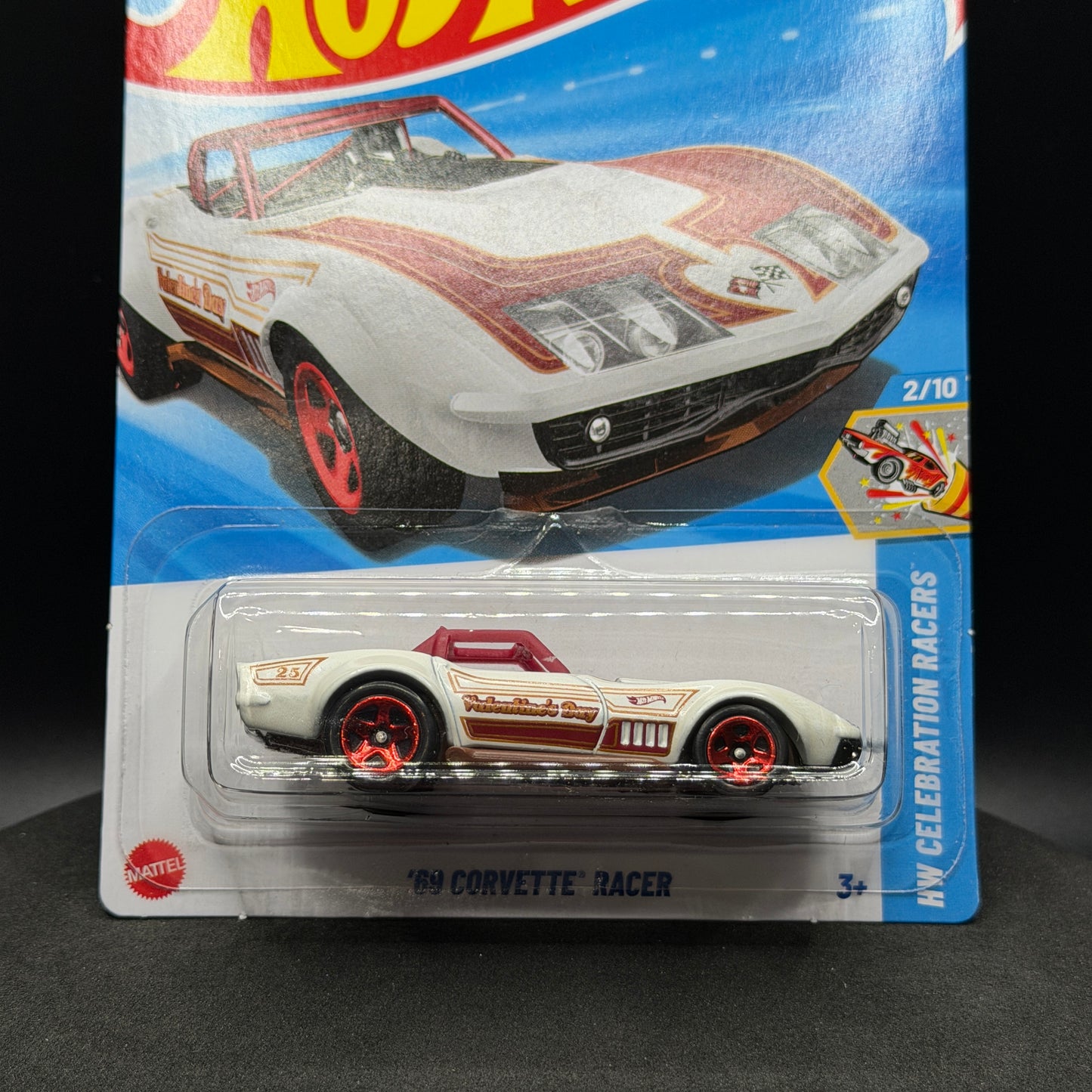 Hot Wheels ‘69 Corvette Racer White
