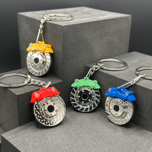 Brake Caliper and Rotor Keychain