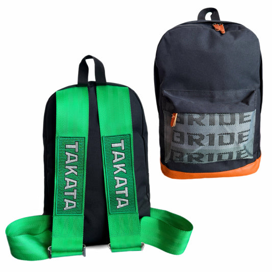 Bride JDM Racing Backpack with Race Harness Straps