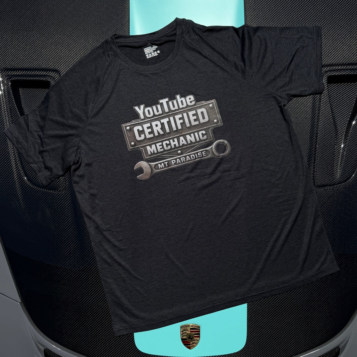 YouTube Certified Mechanic Mens Athletic Shirt